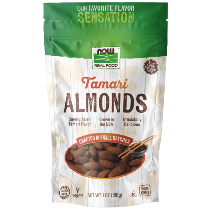 NOW Foods Tamari Almonds - 7 oz.