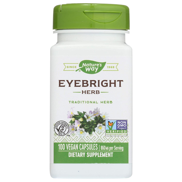 Nature's Way Eyebright 430 mg, 100 Capsules