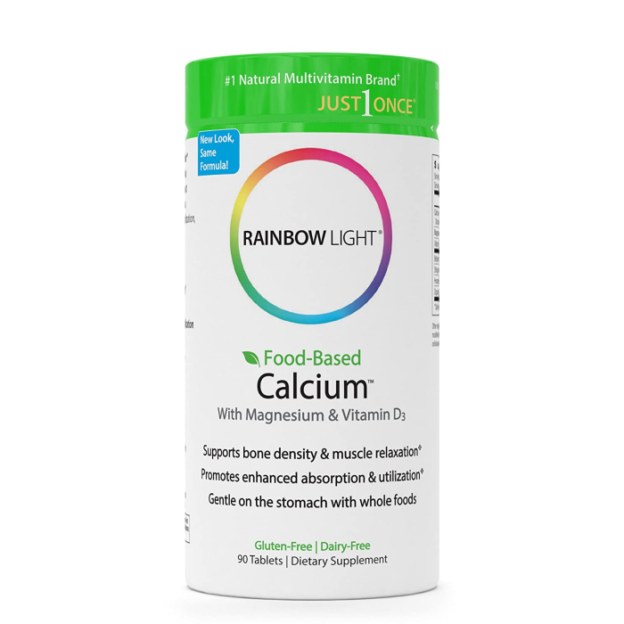 Rainbow Light Food-Based Calcium, 90 Tablets