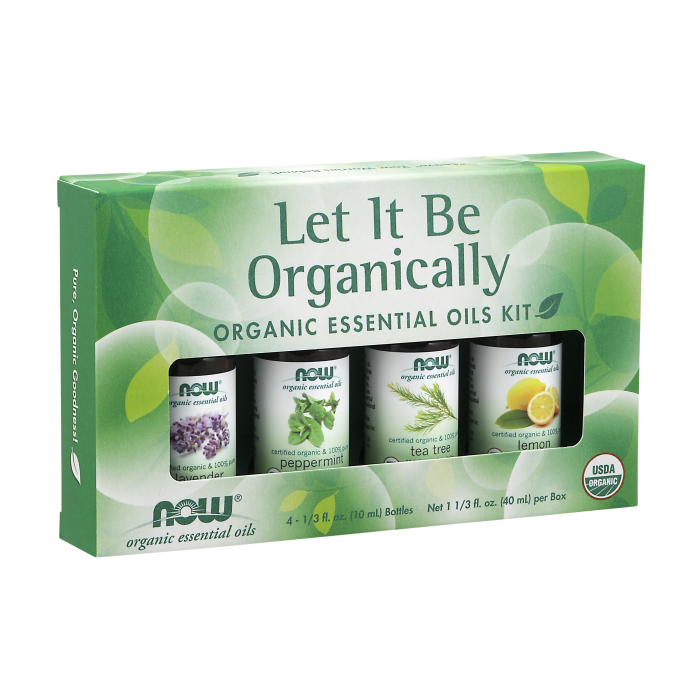 Let It Be Organically Organic Essential Oils Kit - Front