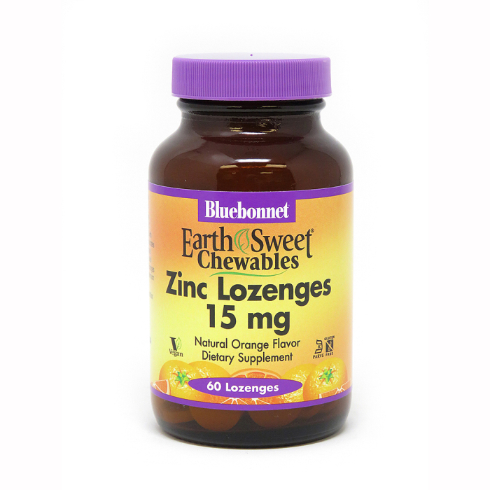 Bluebonnet EarthSweet Chewables Zinc, 60 Lozenges