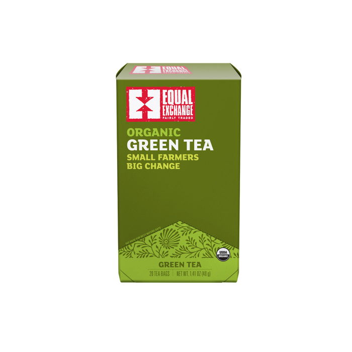 Equal Exchange Organic Green Tea - Front view