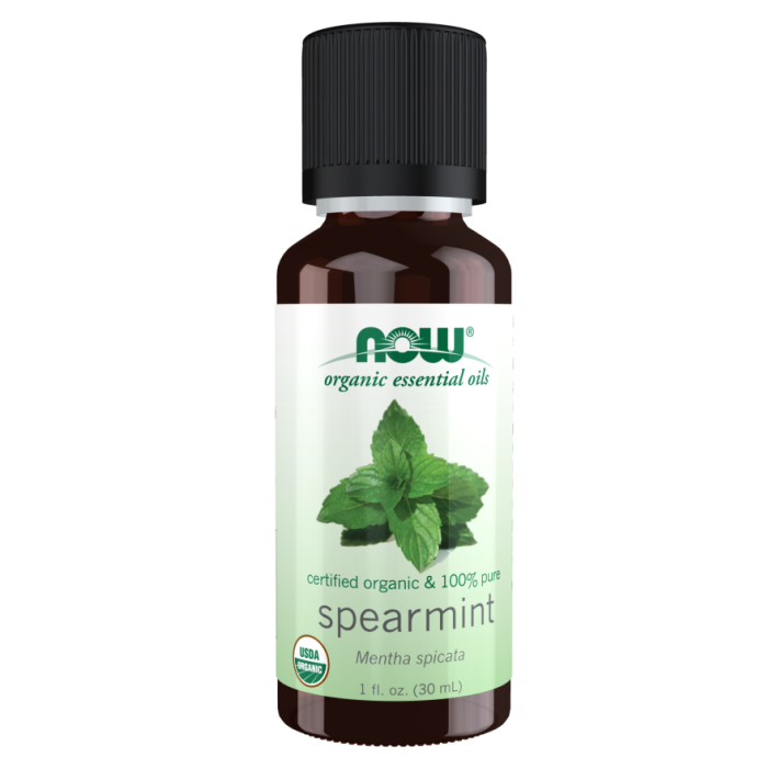 NOW Foods Spearmint Oil, Organic - 1 fl. oz.