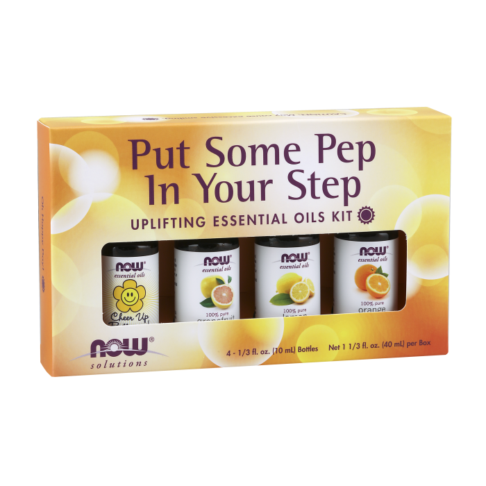 NOW Foods Put Some Pep in Your Step Essential Oils Kit