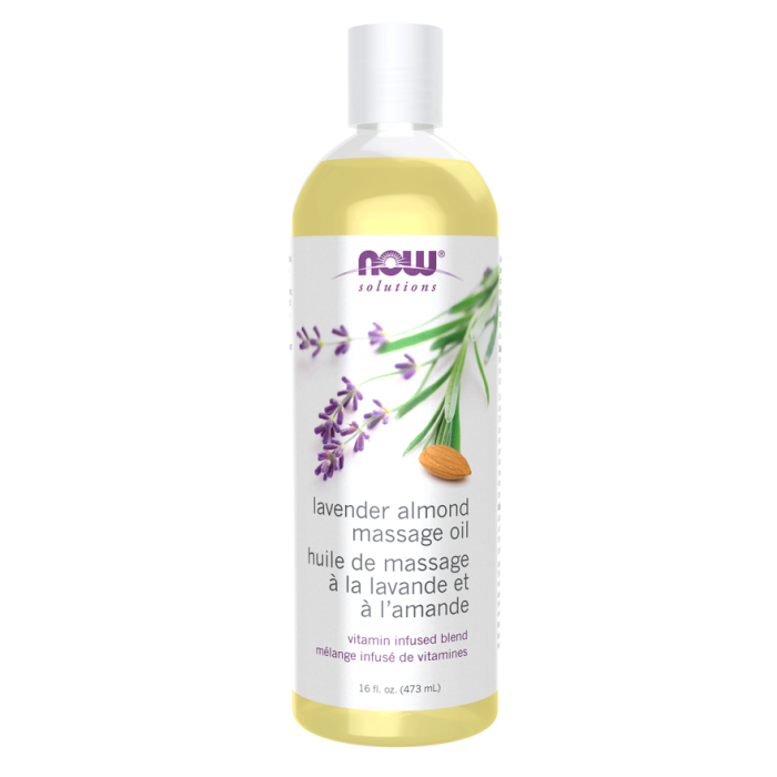 NOW Foods Lavender Almond Massage Oil - 16 fl. oz.