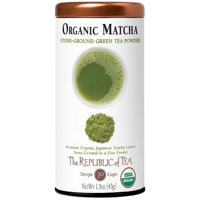 The Republic of Tea Organic Matcha Green Tea Powder - Front view