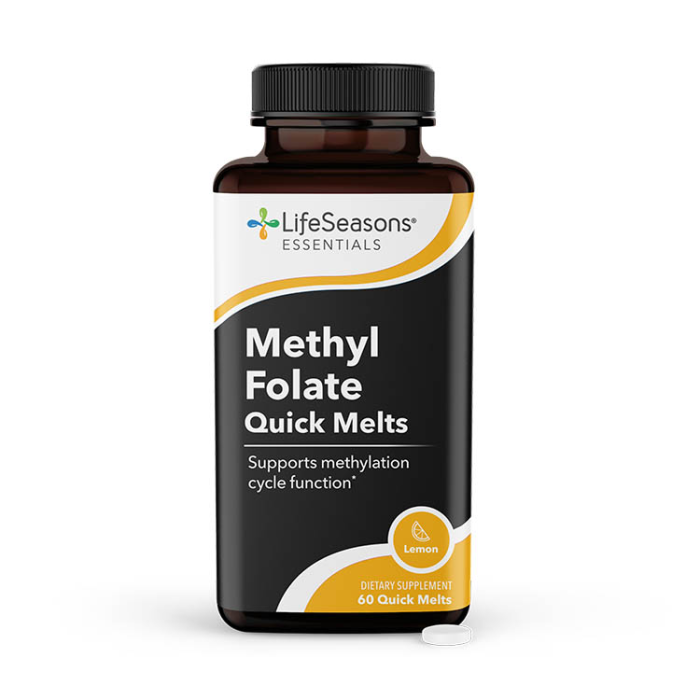 Lifeseasons Methyl Folate Quick Melts - Front view