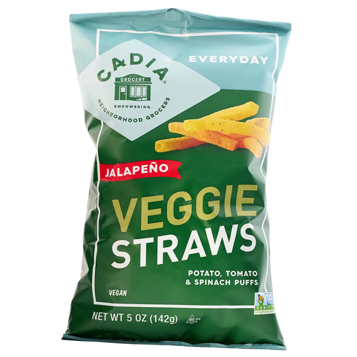 Cadia Everyday Veggie Straws Jalapeno - Front view