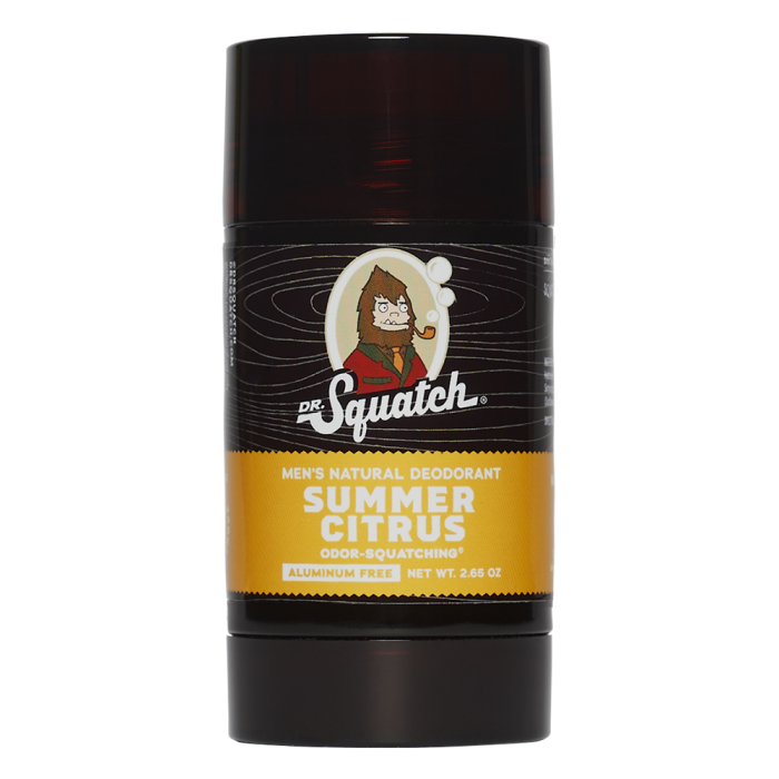 Dr. Squatch Summer Citrus Deodorant - Front view