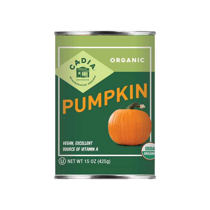 Cadia Organic Pumpkin, 15 oz.