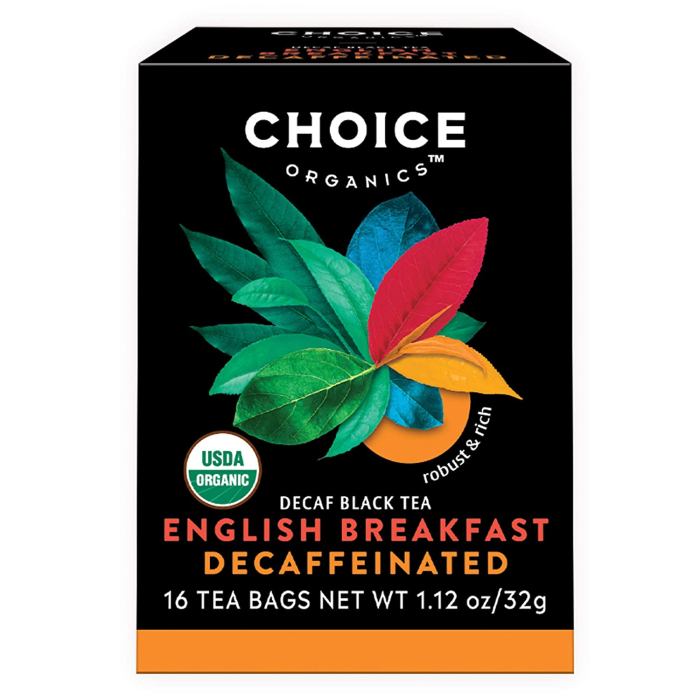 Choice Organic English Decaffeinated Breakfast Tea