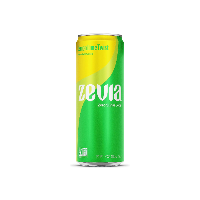 Zevia Zero Calorie Lemon Lime Twist - Front view