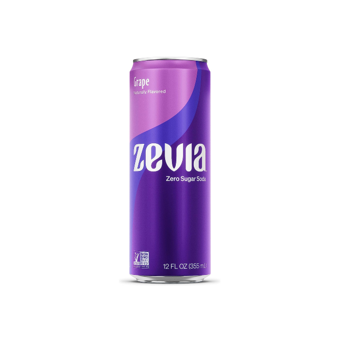 Zevia Zero Calorie Grape - Front view