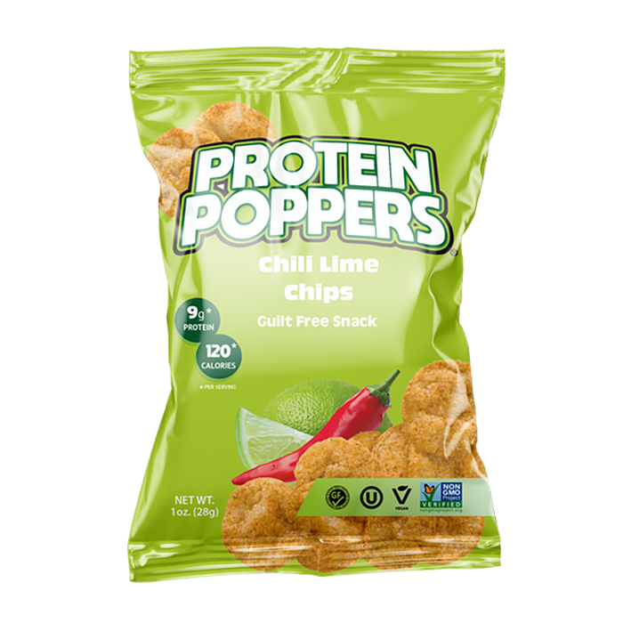 Protein Poppers Chili Lime - Front view