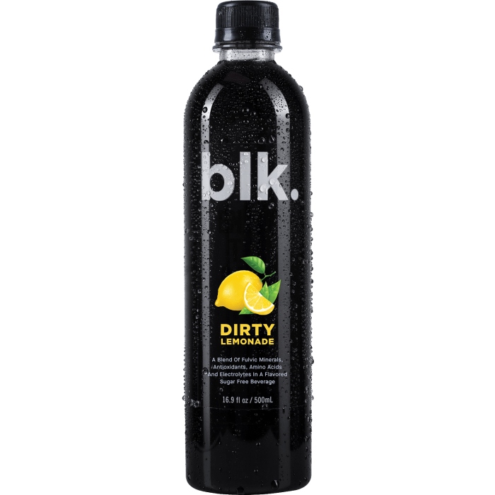 Blk Water Dirty Lemonade - Front view