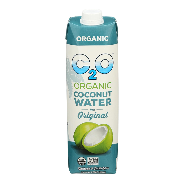 C2O Organic Coconut Water - Front view