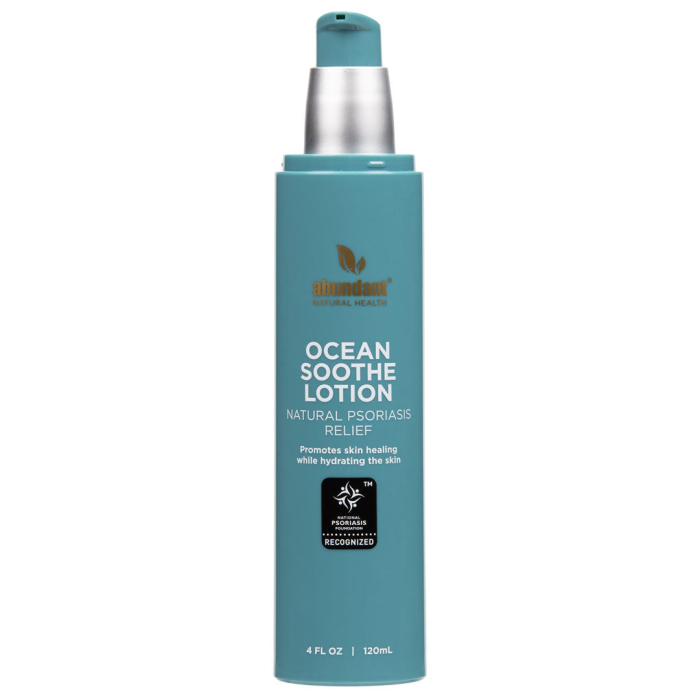 Abundant Natural Health Ocean Soothe Psoriasis Relief Lotion - Front view