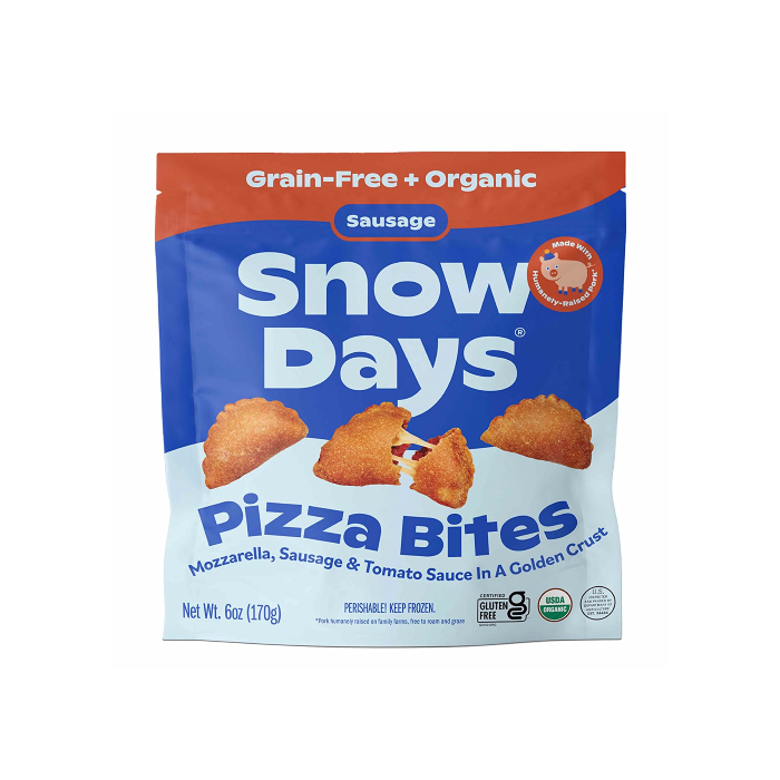 Snow Days Grain-Free Sausage Pizza Bites - Front view