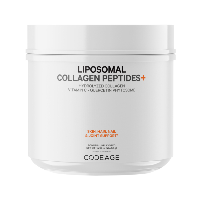 Codeage Liposomal Collagen Peptides - Front view