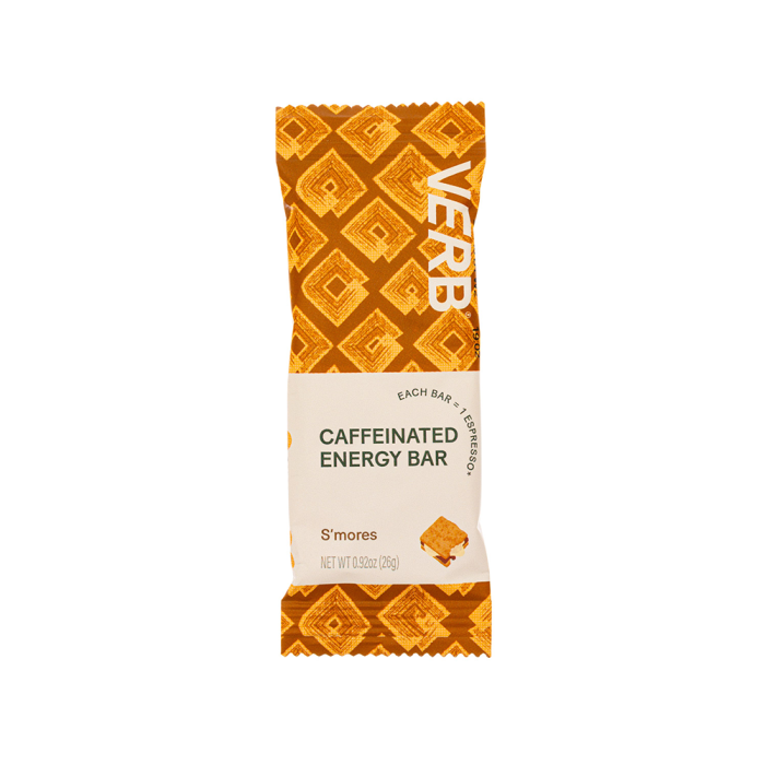 Verb Energy Bars S'mores Caffeinated Snack Bars - Front view