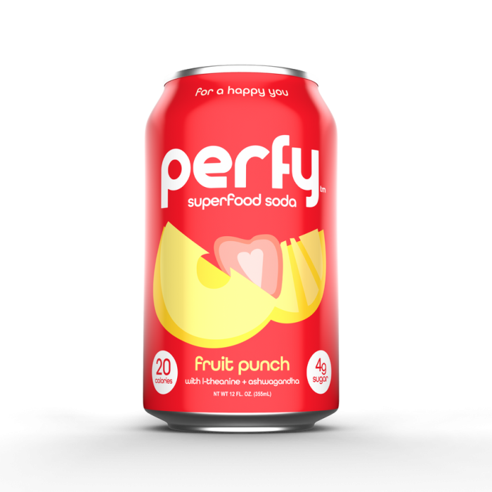 Perfy Superfood Soda Fruit Punch - Front view