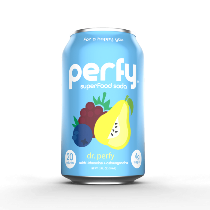 Perfy Superfood Soda Dr. Perfy - Front view