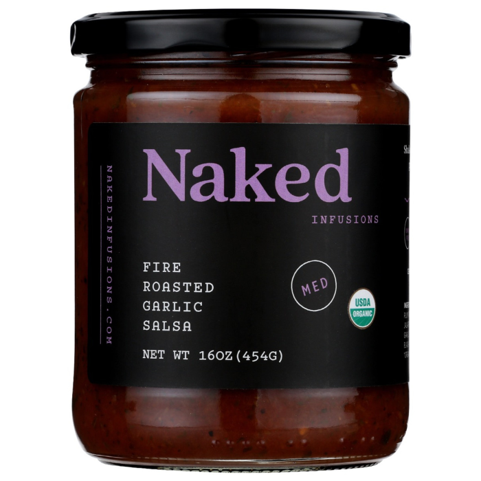 Naked Infusions Salsa Fire Roasted Garlic - Front view