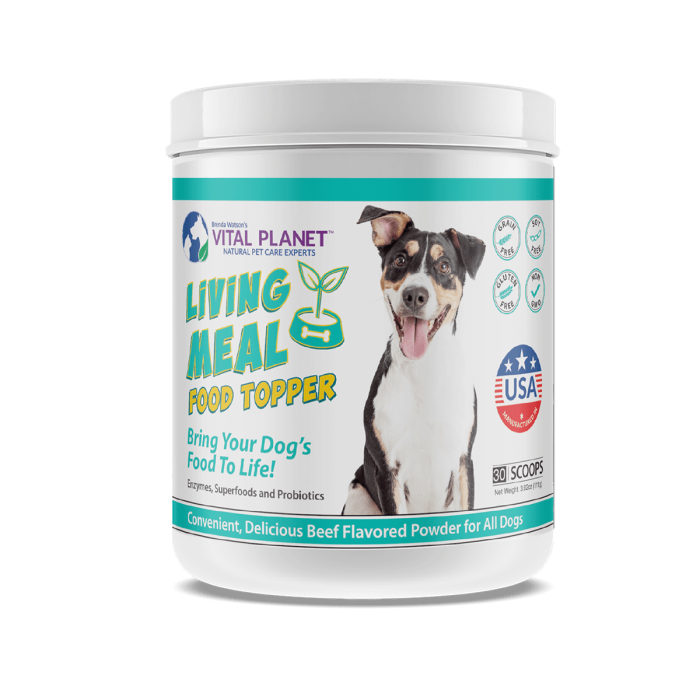 Vital Planet Living Meal Food Topper Powder - Front view