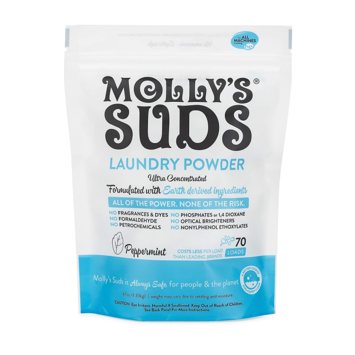 Molly's Suds Natural Laundry Powder - Front view