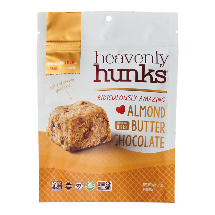 Heavenly Hunks Almond Butter Chocolate Cookies - Front view