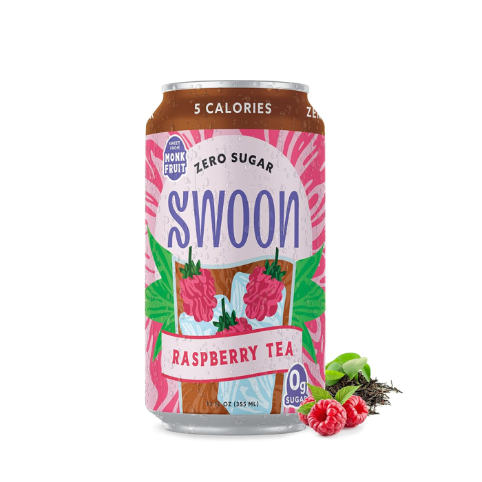 Swoon Zero Sugar Raspberry Tea - Front view