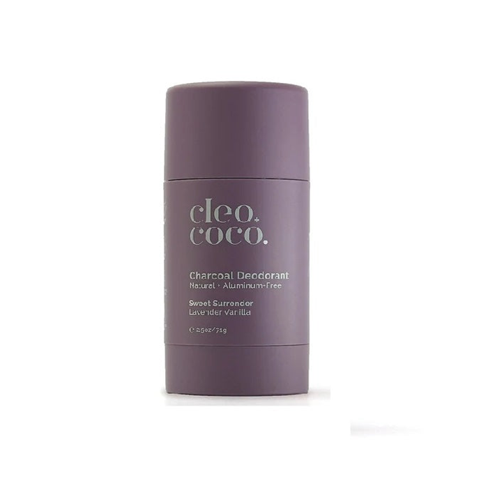 Cleo+Coco Charcoal Deodorant Sweet Surrender Lavender Vanilla - Front view