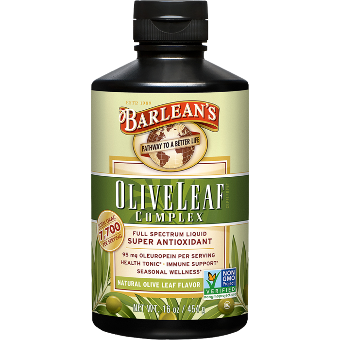 Barlean's Olive Leaf Complex Natural Olive Leaf, 16 oz.