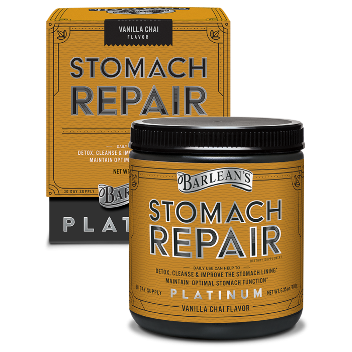 Barlean's Stomach Repair Vanilla Chai, 6.35 oz. 