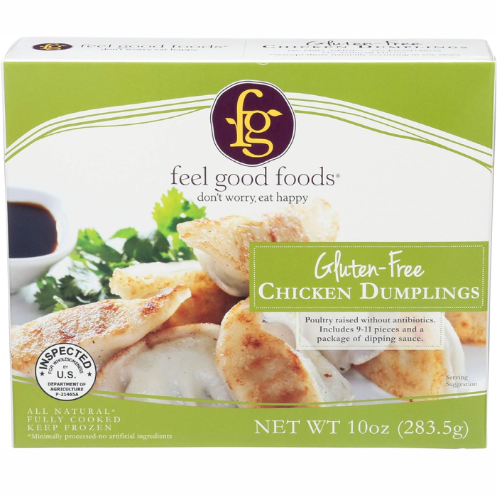 Feel Good Foods Dumplings Chicken Gluten-Free - Front view