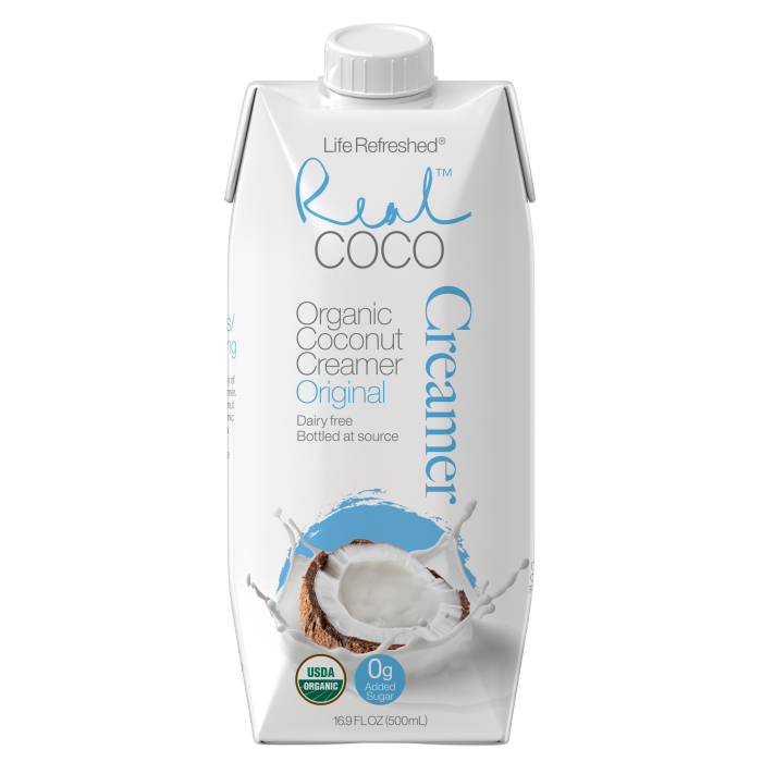 Real Coco Organic Coconut Creamer