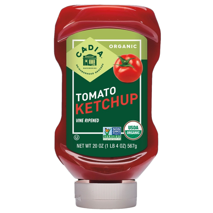 Cadia Organic Tomato Ketchup - Front view