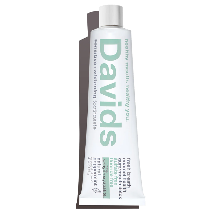 Davids Sensitive Whitening Toothpaste - Front view