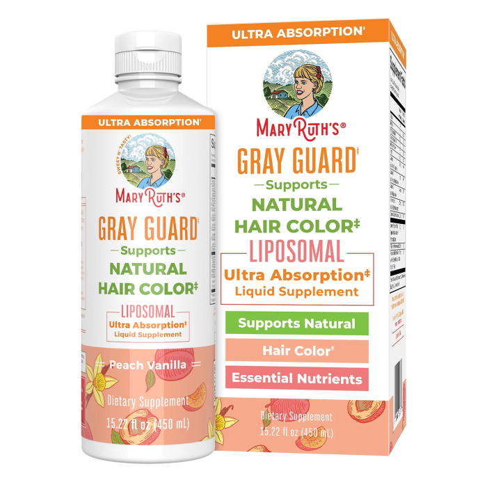 MaryRuth's Gray Guard, Liposomal Peach Vanilla - Front view