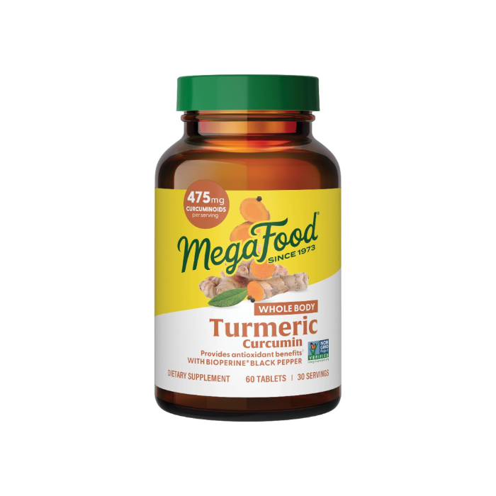 MegaFood Turmeric Strength for Whole Body, 60 Tablets