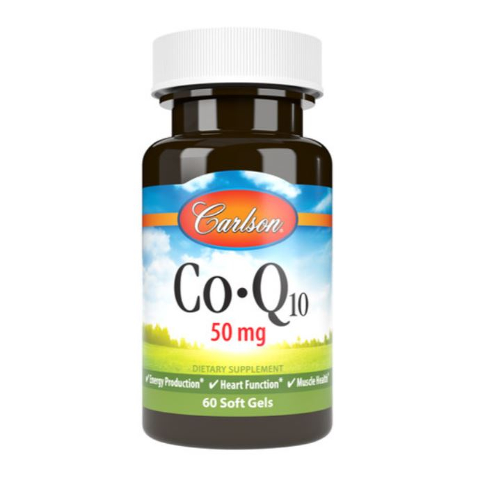 Carlson CoQ10 50 mg, 60 softgels