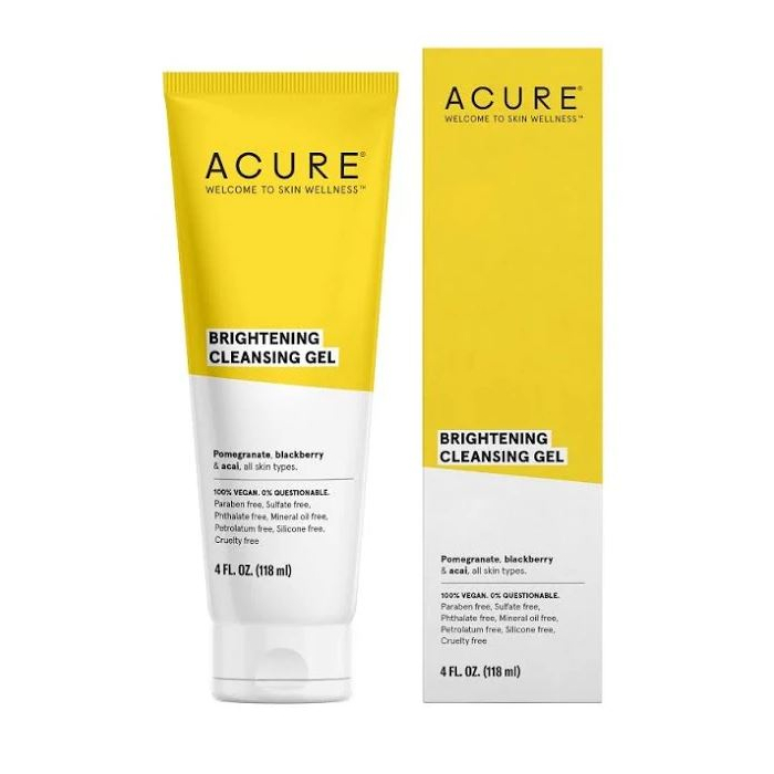 Acure Brilliantly Brightening Cleansing Gel, 4 fl. oz.