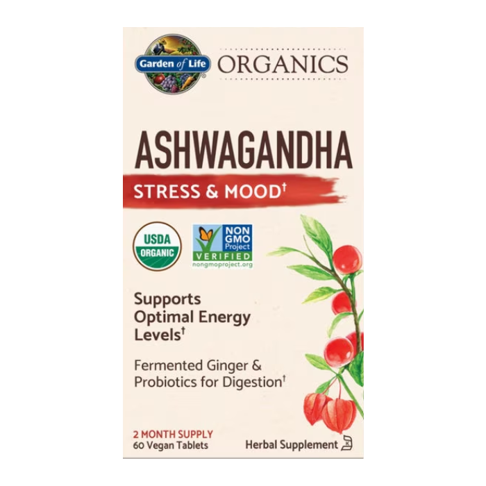 Organics Ashwagandha 60 Tablets - Main