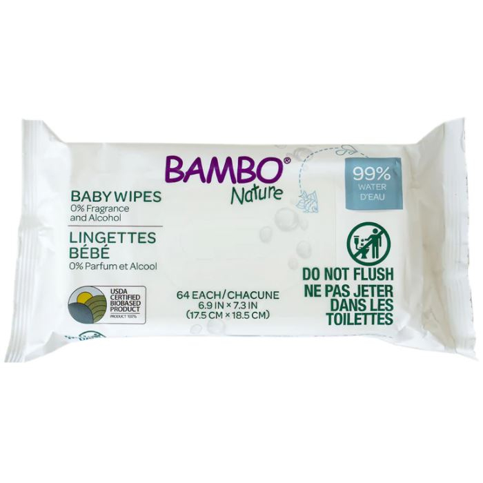 Bambo Nature Tidy Bottom Wipes - Main