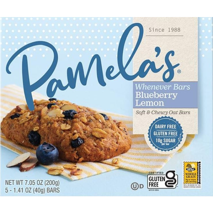 Pamela's Whenever Bars, Blueberry Lemon - Main