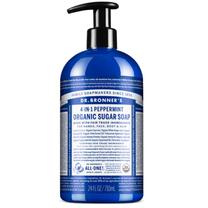 Dr. Bronner's Peppermint Sugar Soap - Main