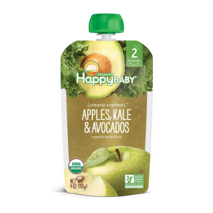 Happy Baby Apple, Kale, Avocado Pouch - Main