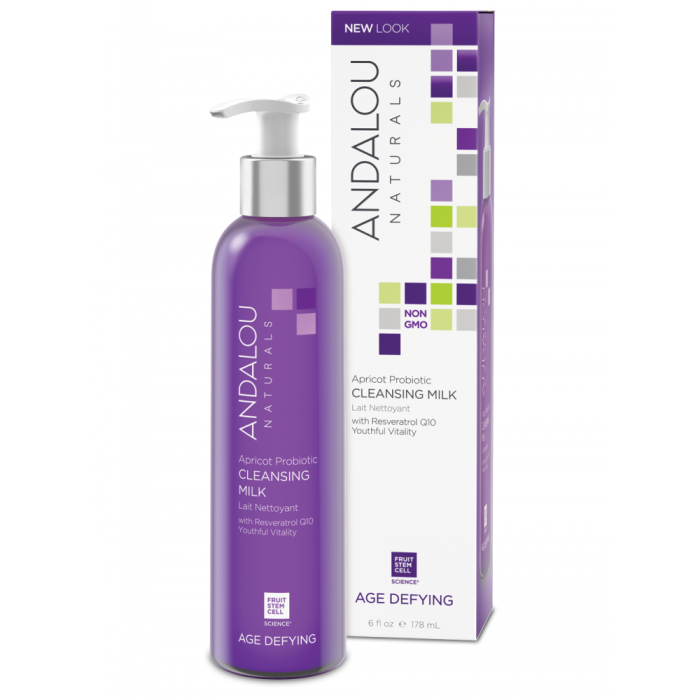 Andalou Naturals Apricot Probiotic Cleansing Milk, 6 fl. oz.