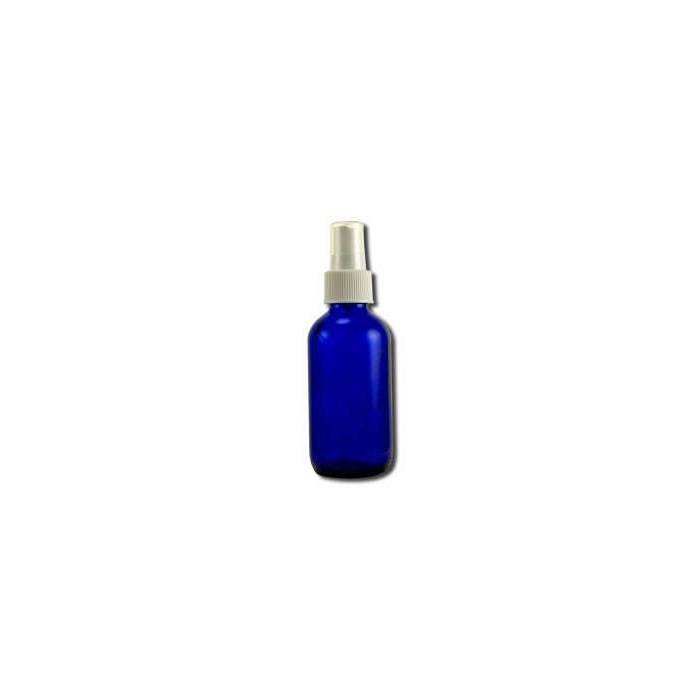 Lotus Light Empty Blue Glass Spray Bottle, 4 oz.