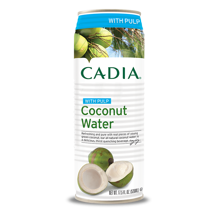 Cadia Coconut Water with Pulp, 17.5 fl. oz.